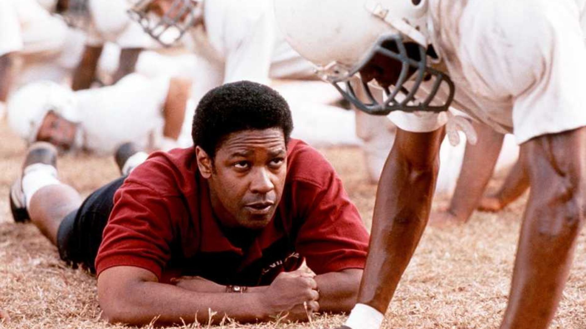 Denzel Washington in a Sport Movies Being a Baseball Coach