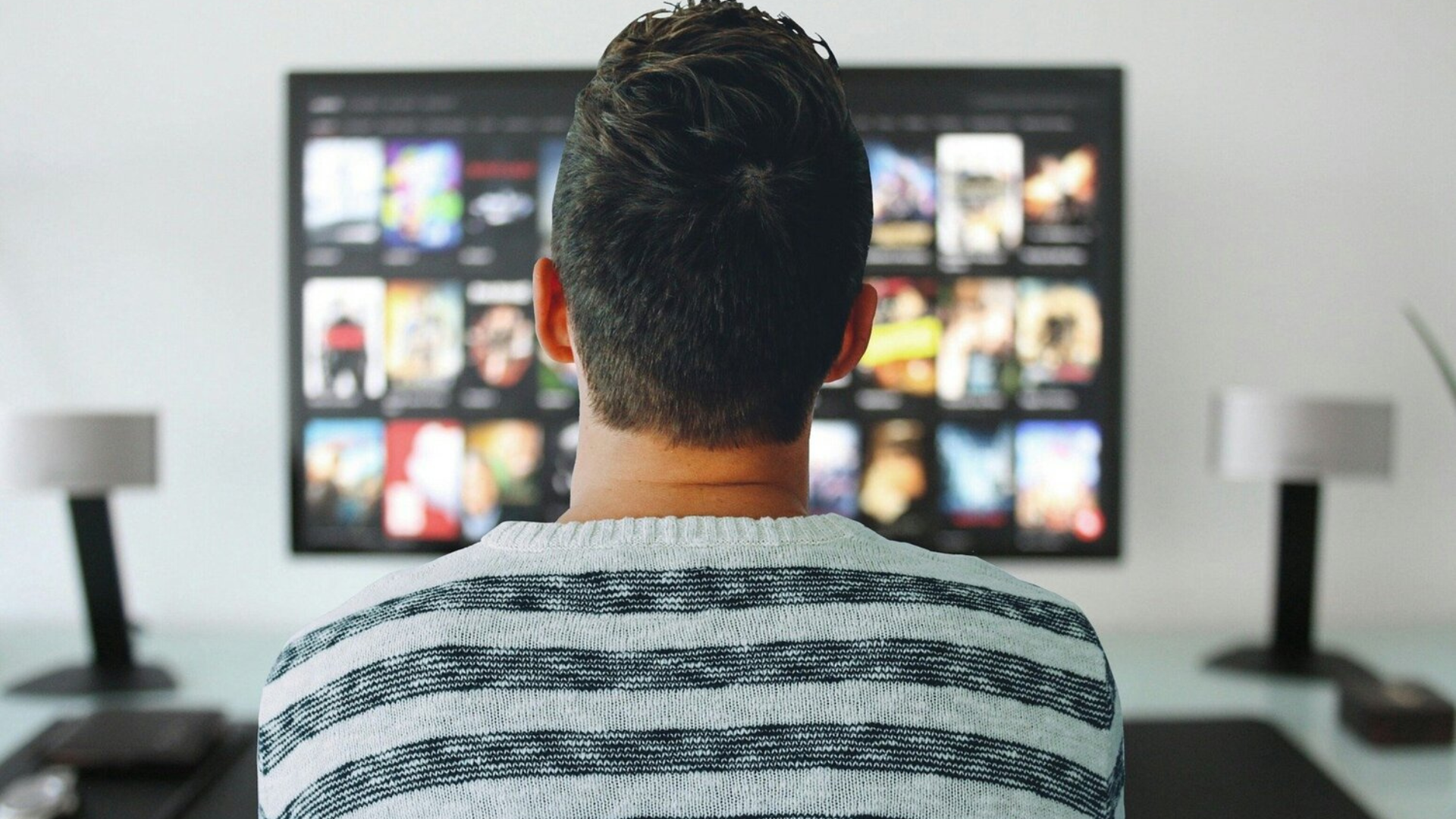 A Person Watching TV